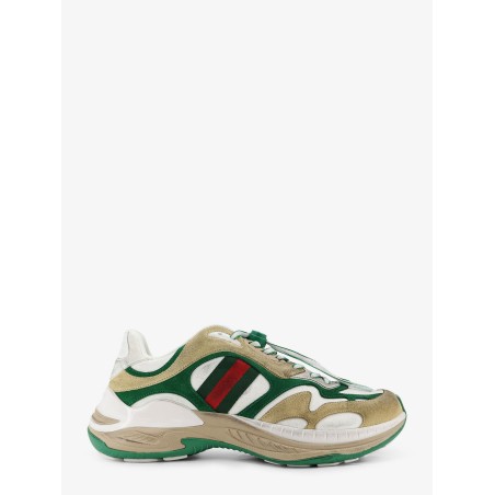 Suede sneakers with side Web detail