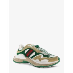 Suede sneakers with side Web detail