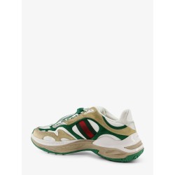 Suede sneakers with side Web detail