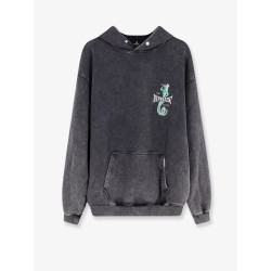 Cotton sweatshirt with print on the front
