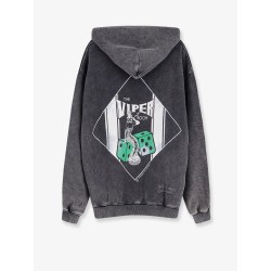 Cotton sweatshirt with print on the front