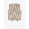 Mxmfauno striped cotton and silk vest