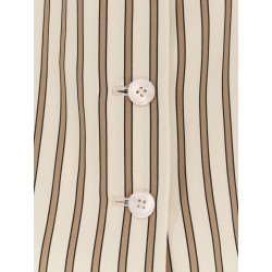 Mxmfauno striped cotton and silk vest