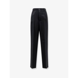 Viscose and linen trousers