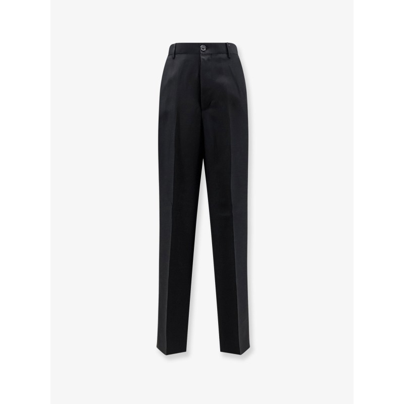 Viscose and linen trousers