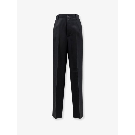 Viscose and linen trousers