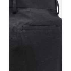 Viscose and linen trousers