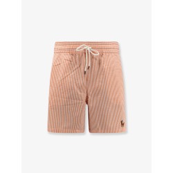 Cotton blend swim boxer shorts