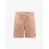 Cotton blend swim boxer shorts
