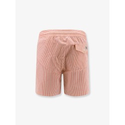 Cotton blend swim boxer shorts
