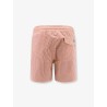 Cotton blend swim boxer shorts