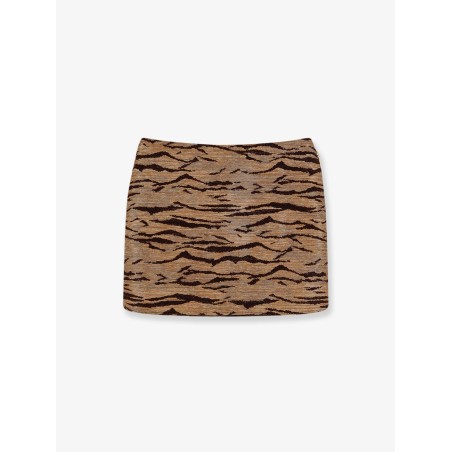 Embroidered mini skirt