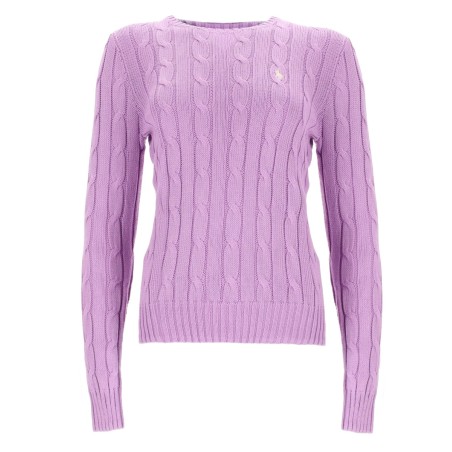 CABLE KNIT WITH LOGO