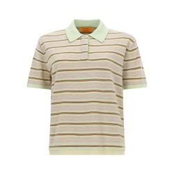 "LAYERED STRIPE RUGBY" POLO SHIRT
