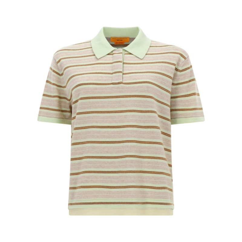 "LAYERED STRIPE RUGBY" POLO SHIRT