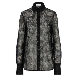 LACE SHIRT WITH SEQUINS