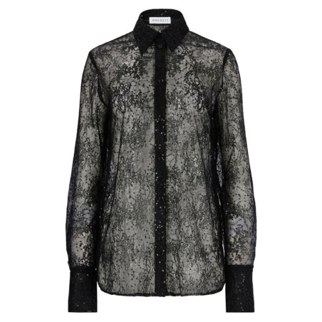 LACE SHIRT WITH SEQUINS