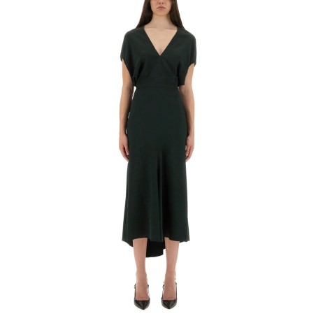 BLOUSON MIDI DRESS