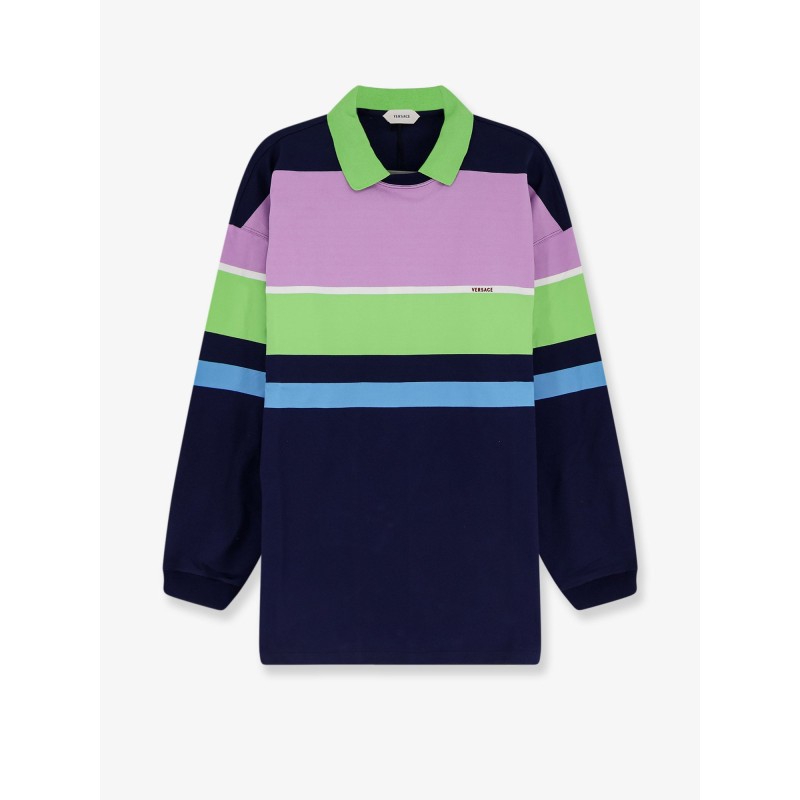 Multicolor stripes cotton sweatshirt
