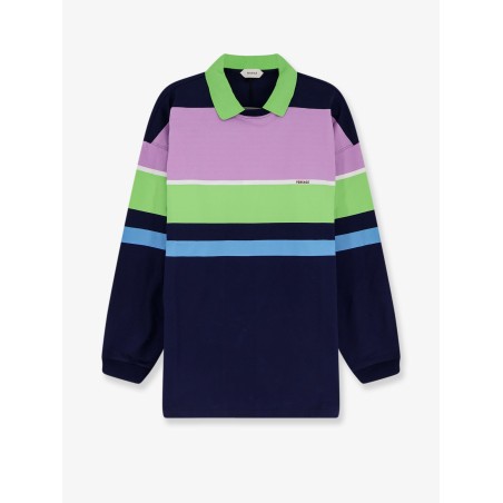 Multicolor stripes cotton sweatshirt