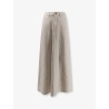Flared linen skirt