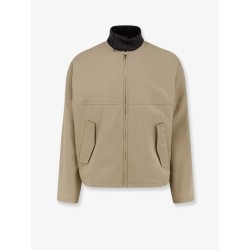 Cotton jacket with Intrecciato detail