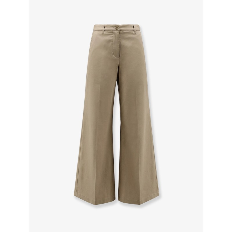 Stretch cotton trousers