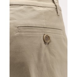 Stretch cotton trousers