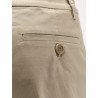 Stretch cotton trousers