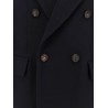 Cashmere coat with satin lining