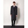 Cashmere coat with satin lining