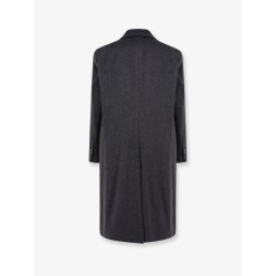 Cashmere coat with satin lining