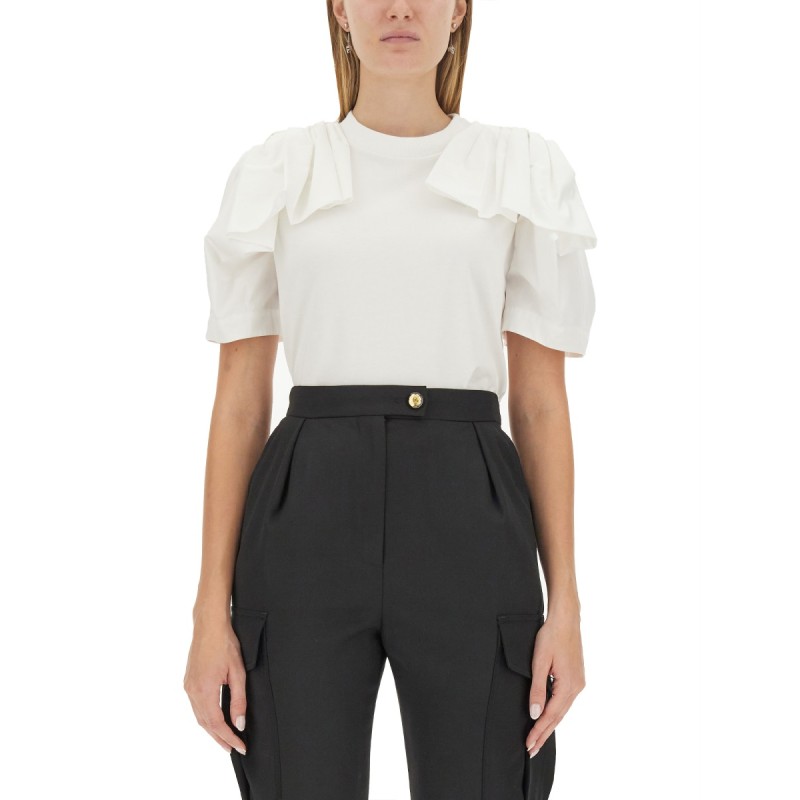 T-SHIRT WITH RUFFLES