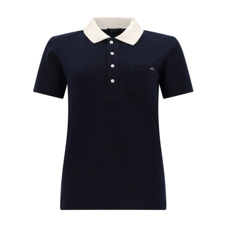 POLO SHIRT WITH LOGO AND CONTRASTING COLLAR