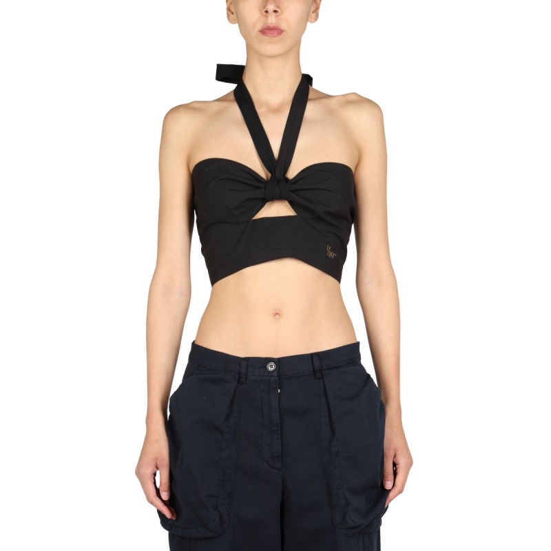 TOP WITH CROSSED STRAPS