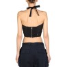 TOP WITH CROSSED STRAPS
