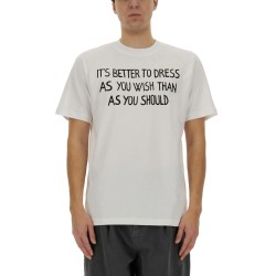 "MESSAGE PRINT" T-SHIRT