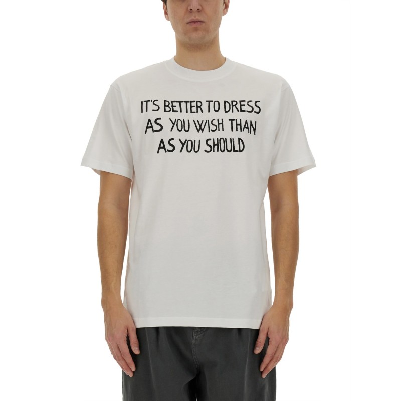 "MESSAGE PRINT" T-SHIRT