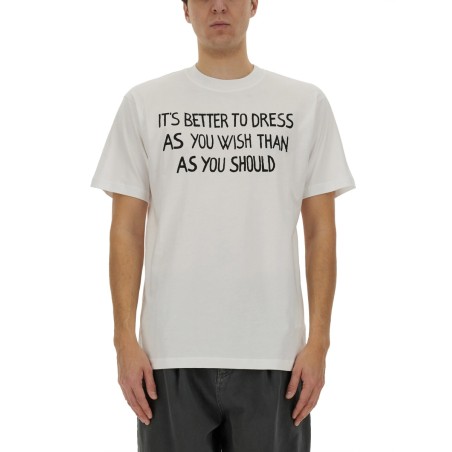 "MESSAGE PRINT" T-SHIRT