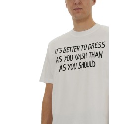 "MESSAGE PRINT" T-SHIRT