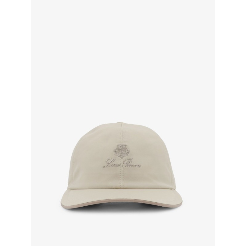 Hat with embroidered logo