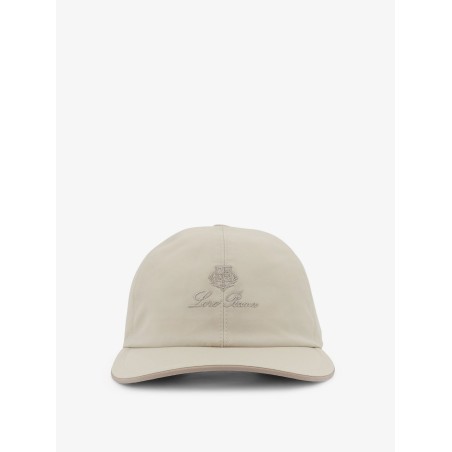 Hat with embroidered logo