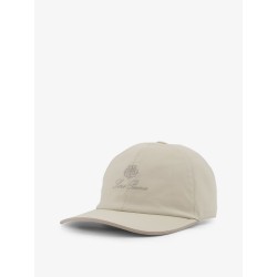 Hat with embroidered logo