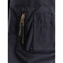 Cotton blend bomber jacket