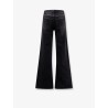 Wide Leg black denim trousers