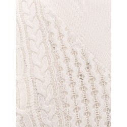 Asymmetrical cotton blend sweater