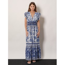 Shell Garden cotton long dress