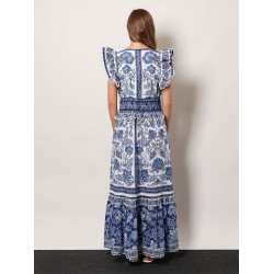 Shell Garden cotton long dress