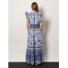 Shell Garden cotton long dress