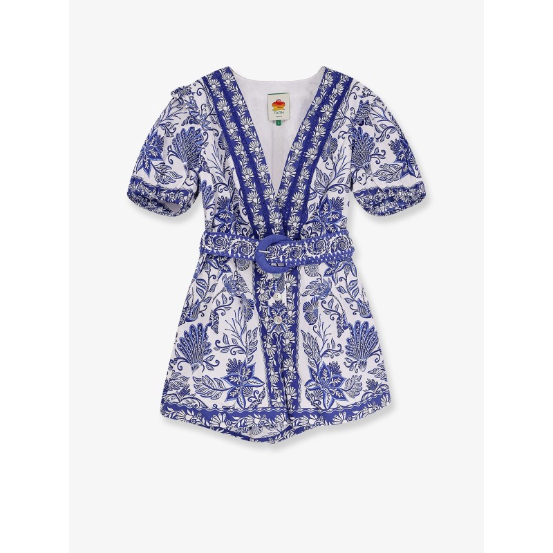 Shell Garden cotton jumpsuit